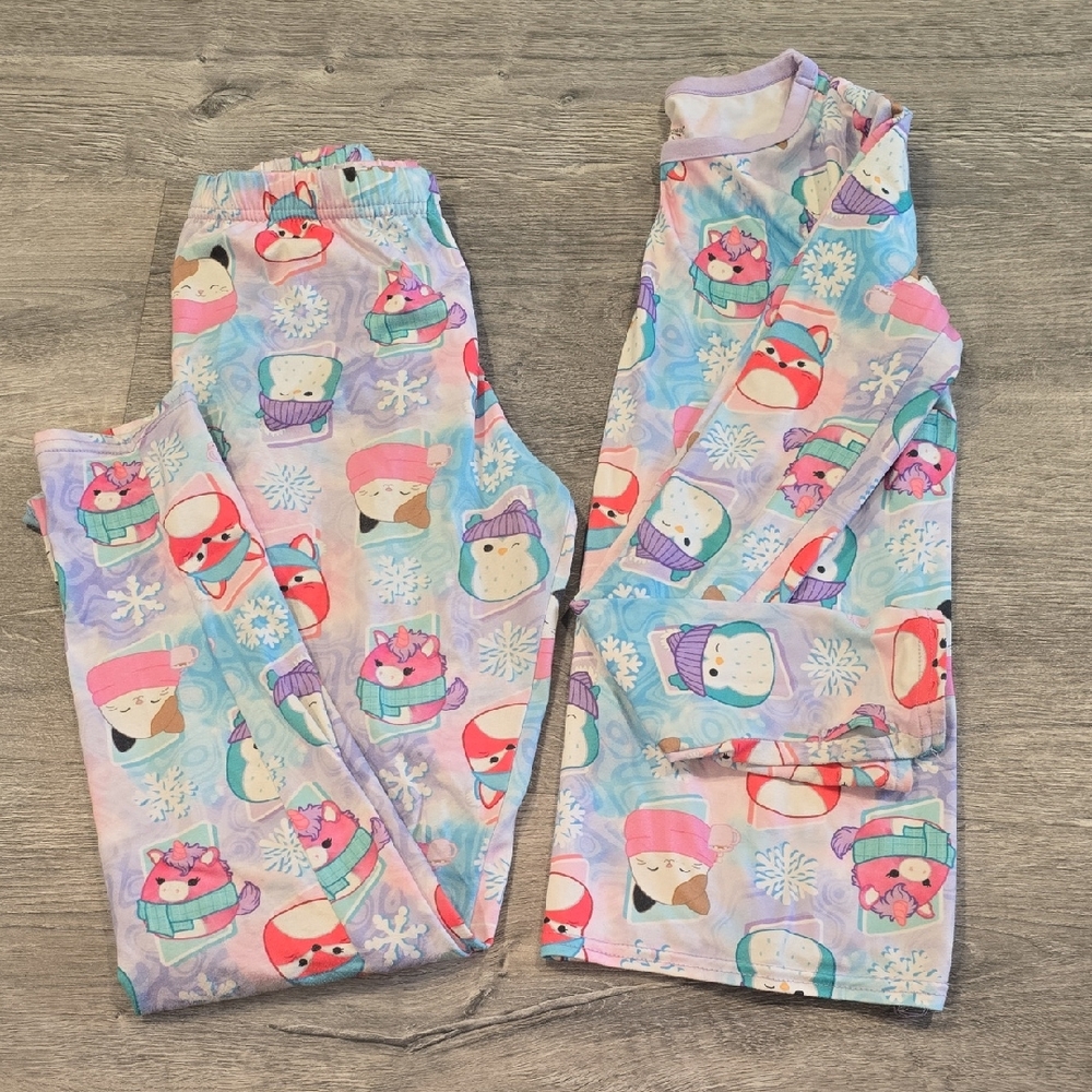 Squishmallow Kids Large Winter-Themed Matching Set Cuddle Duds